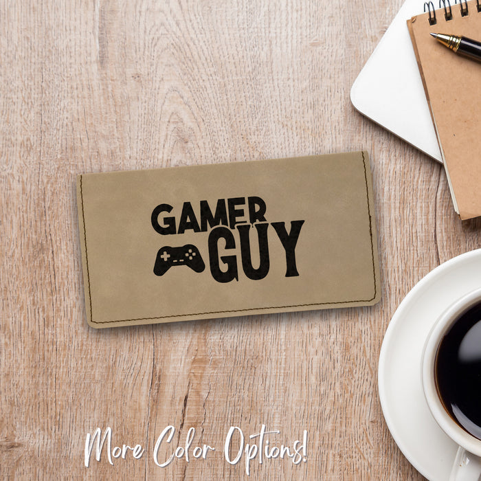 Gamer Guy Checkbook Cover