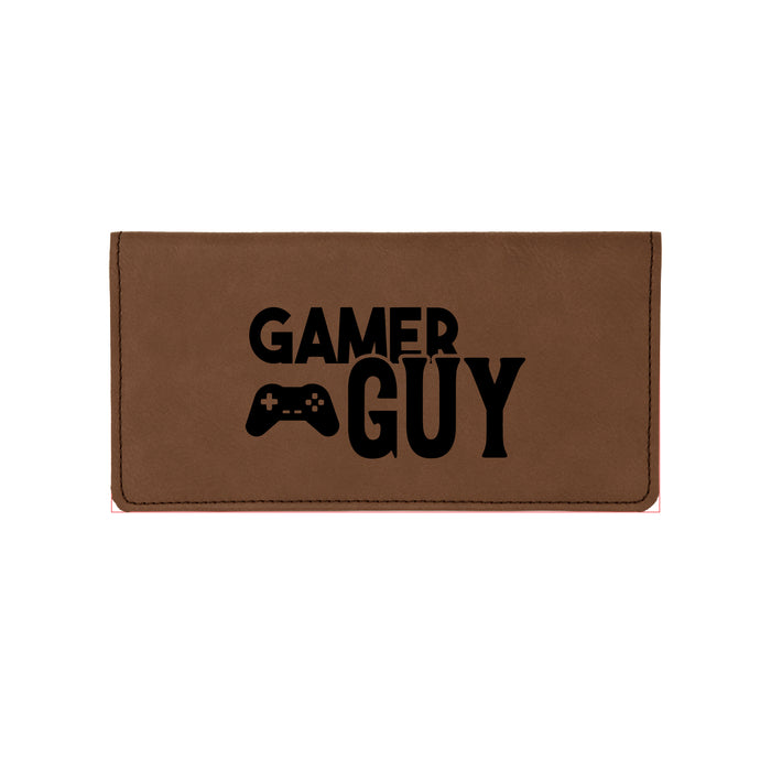 Gamer Guy Checkbook Cover