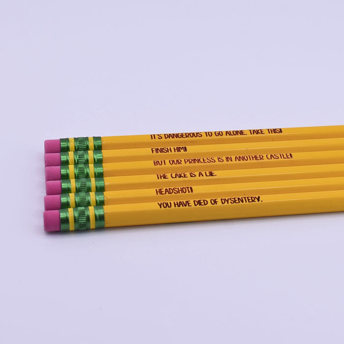 Classic Games Pencil Set