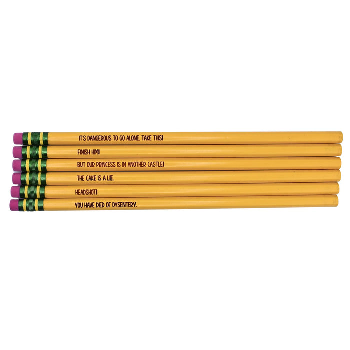 Classic Games Pencil Set