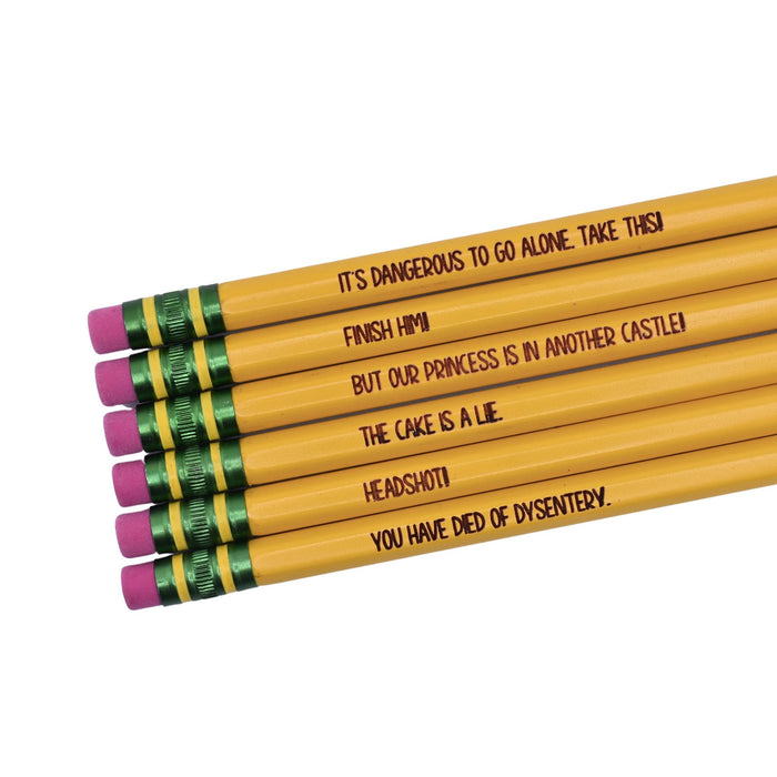 Classic Games Pencil Set