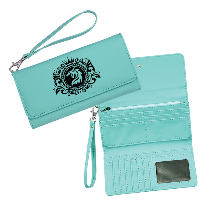 Dragon Emblem Clutch Wallet