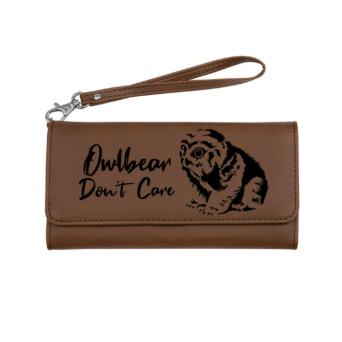 Owlbear Don't Care Clutch Wallet