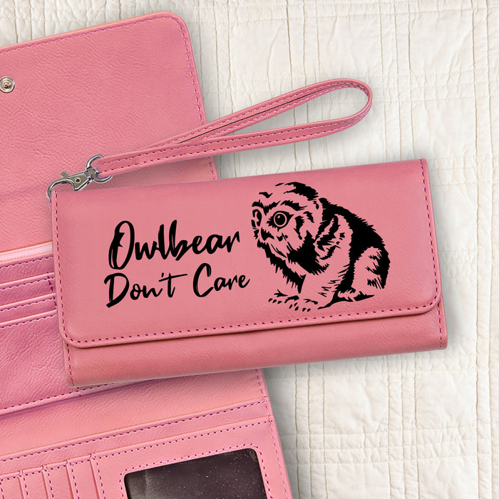 Owlbear Don't Care Clutch Wallet