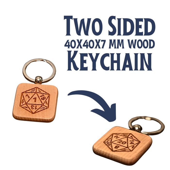 D20 / D1 Keychain