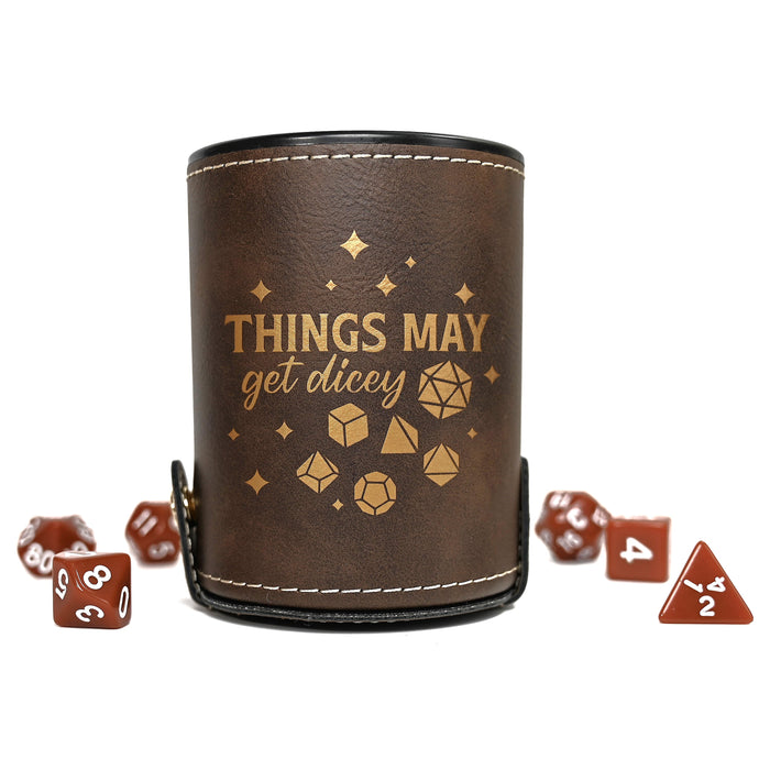 Things May Get Dicey Dnd Dice Cup