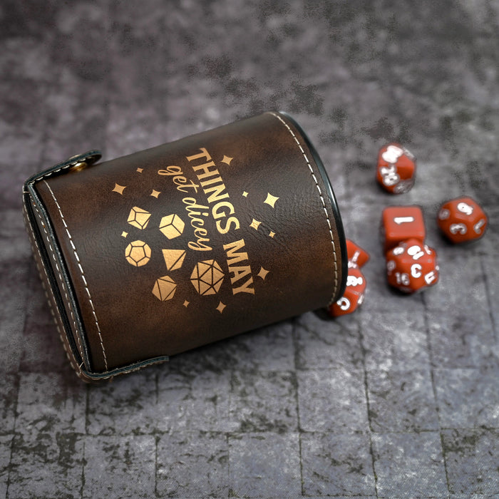 Things May Get Dicey Dnd Dice Cup