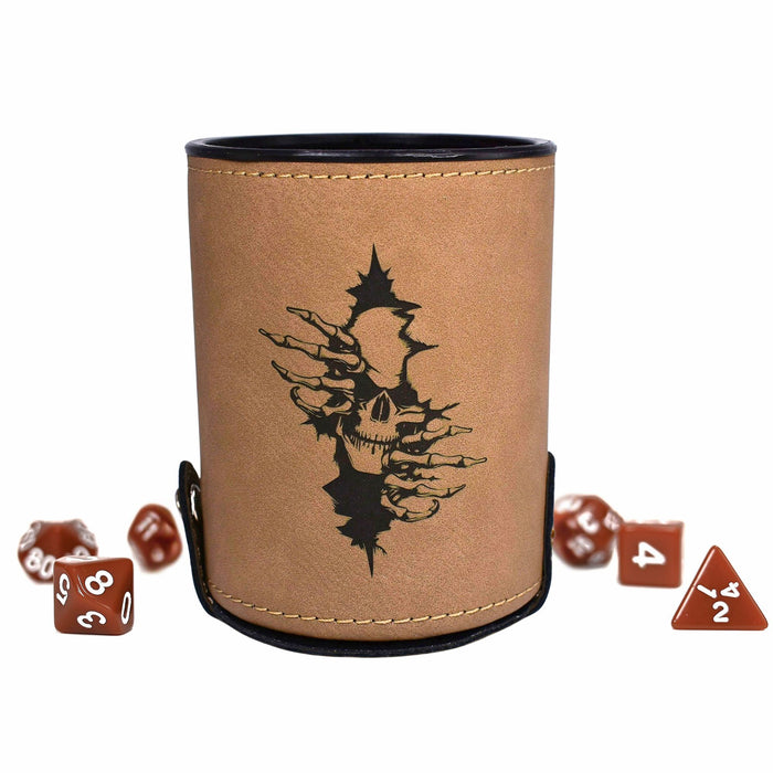 Peaking Skeleton Dice Cup