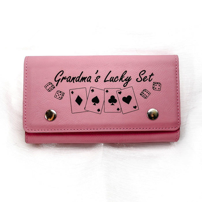 Grandma's Lucky Cards and Dice Set