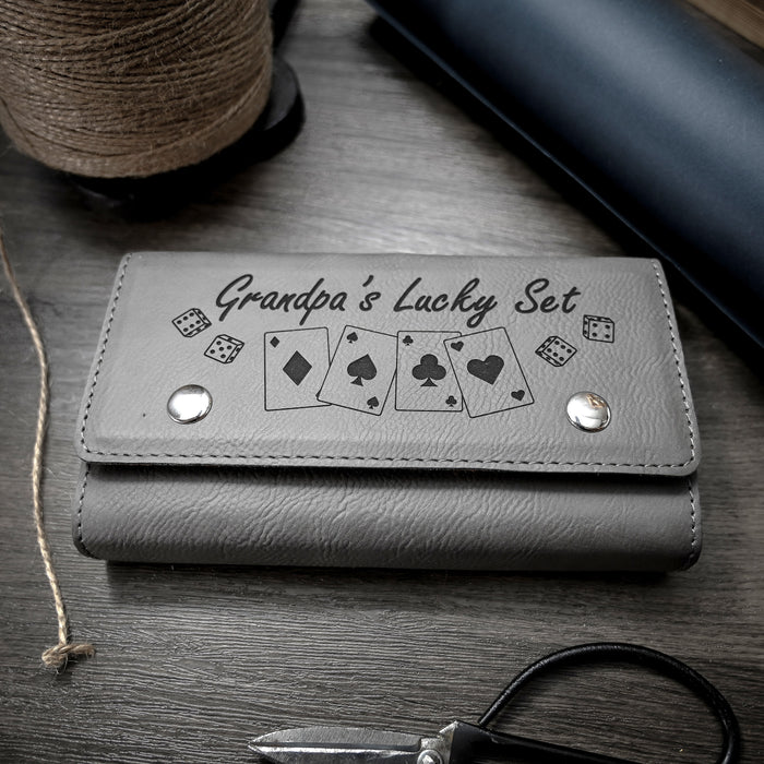 Grandpa's Lucky Cards and Dice Set