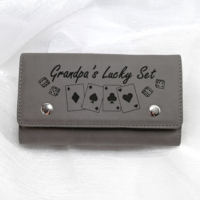 Grandpa's Lucky Cards and Dice Set