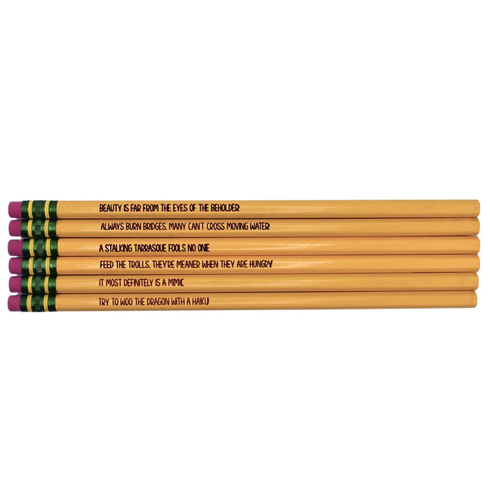 DND Advice Pencil Set