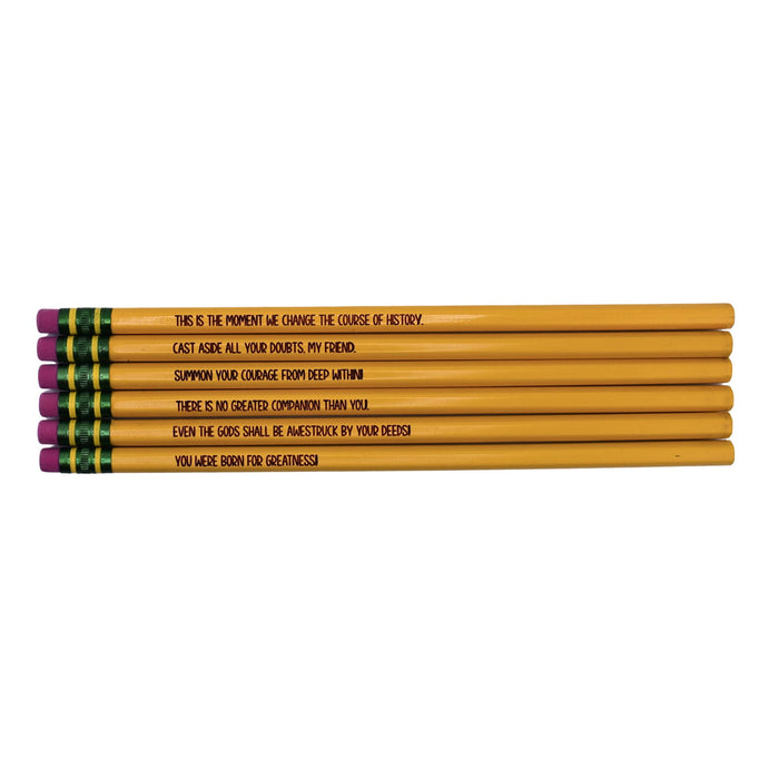 DND Affirmations Pencil Set