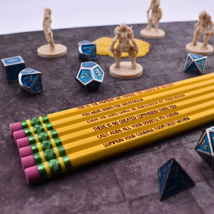 DND Affirmations Pencil Set