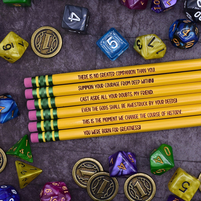 DND Affirmations Pencil Set