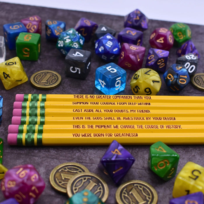 DND Affirmations Pencil Set