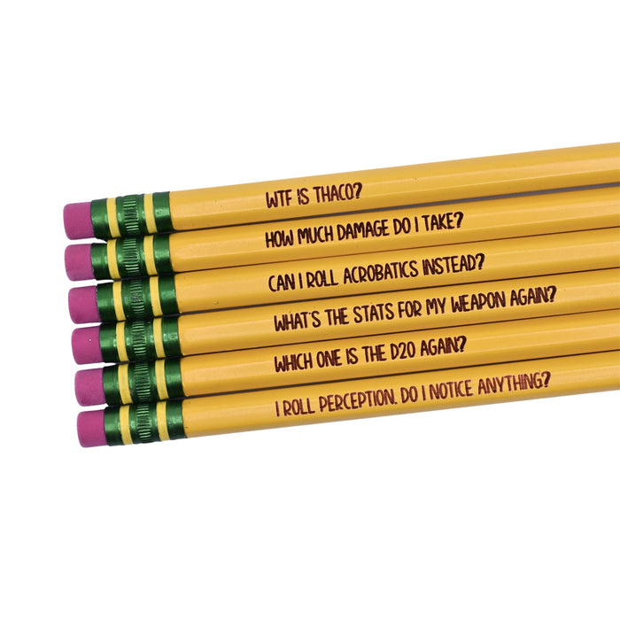 Noob dnd Pencil Set