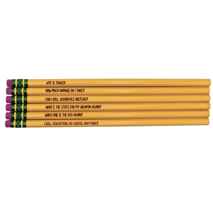 Noob DND Pencil Set