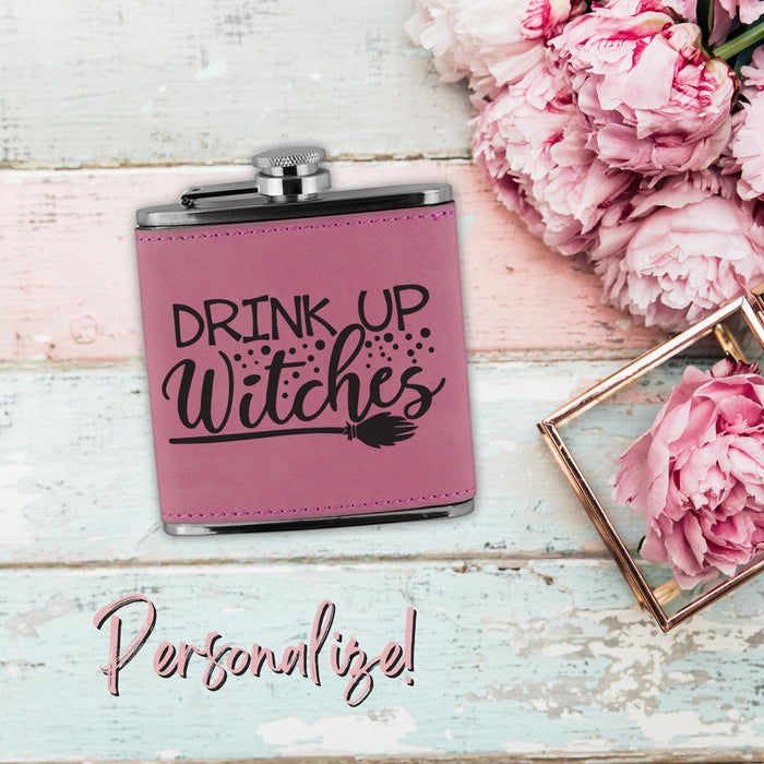 Drink up Witches Flask