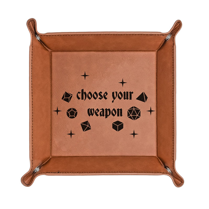 Choose Your Weapon Dice Tray