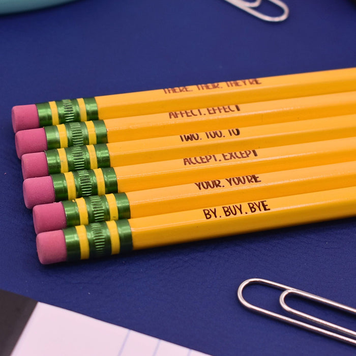 ELA Homophones Pencil Set