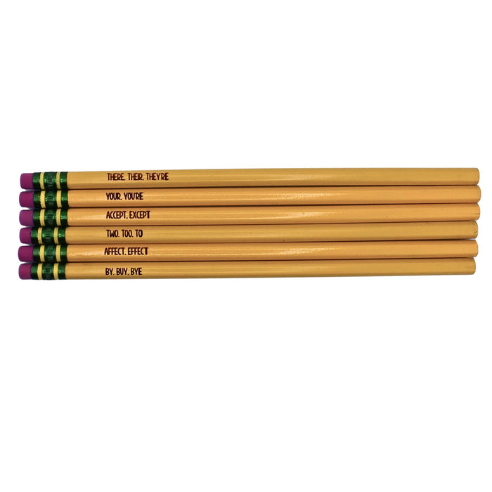 ELA Homophones Pencil Set