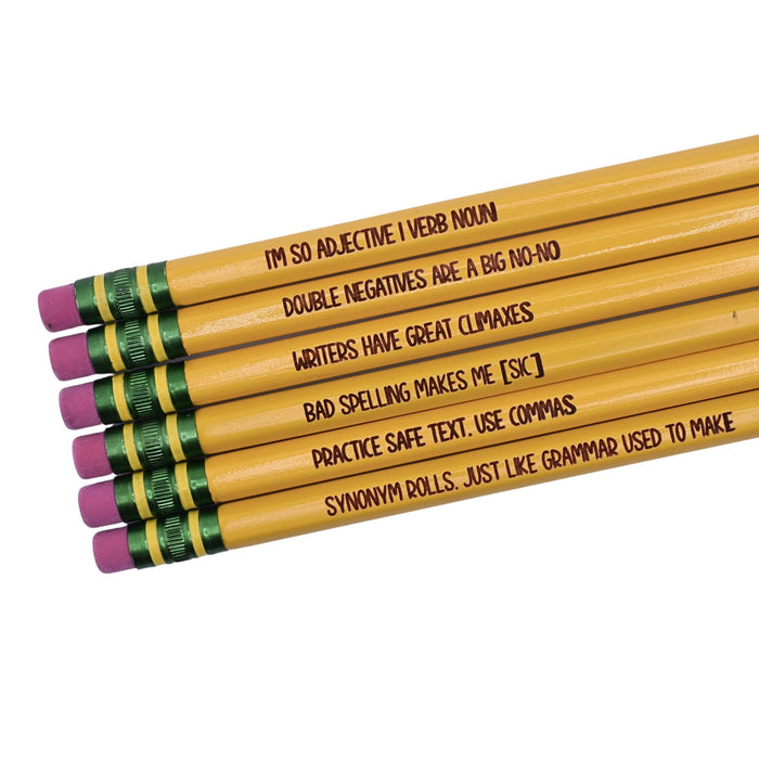 ELA Puns Pencil Set