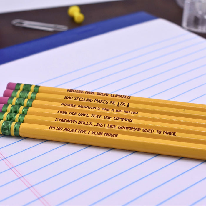 ELA Puns Pencil Set