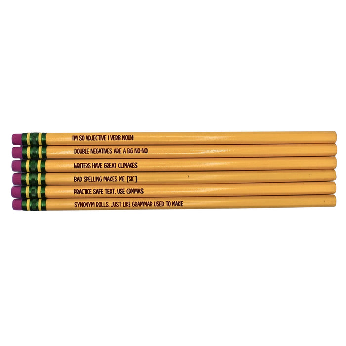 ELA Puns Pencil Set