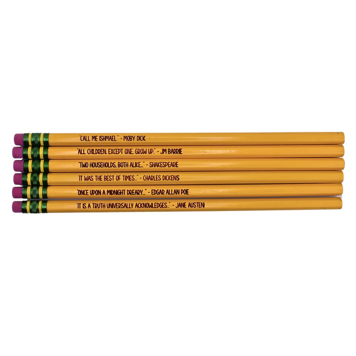 Book Quotes Pencil Set