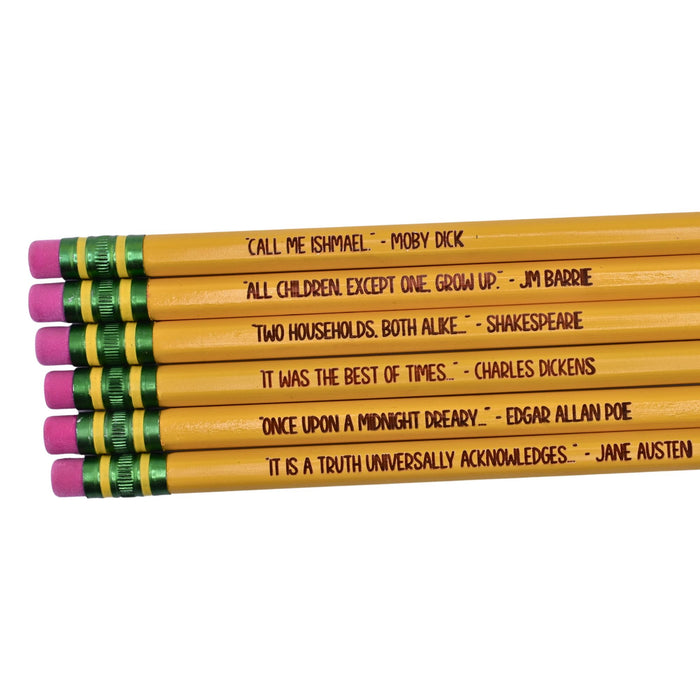 Book Quotes Pencil Set