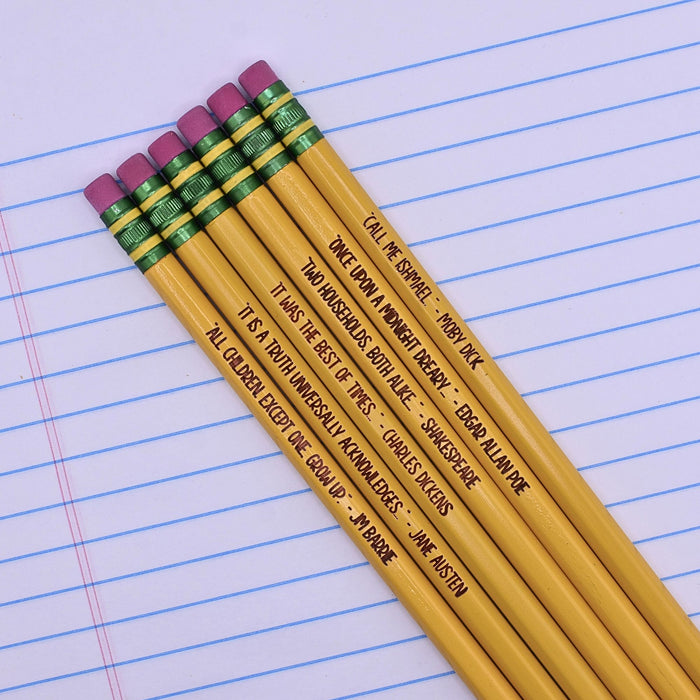 Book Quotes Pencil Set