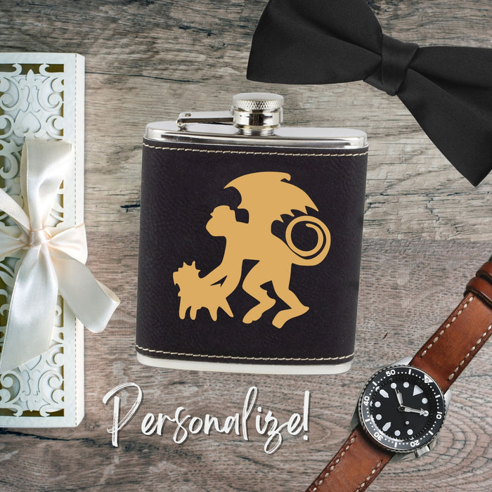 Flying Monkey Wizard of Oz Flask