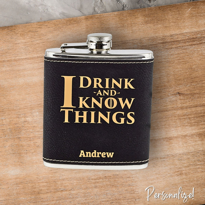 I Drink and I Know Things GoT Flask