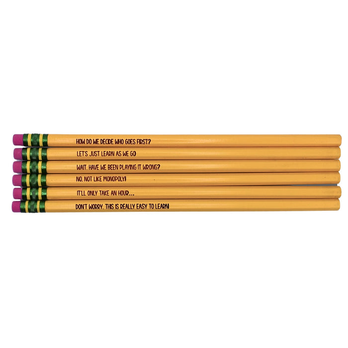 Board Game Pencils Set 2