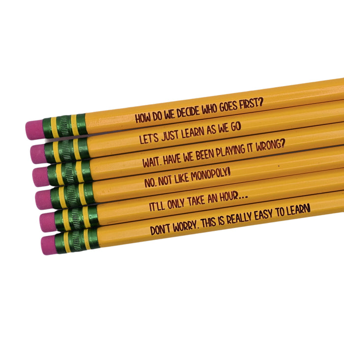 Board Game Pencils Set 2