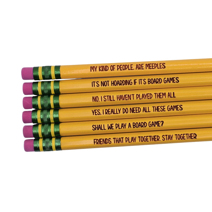 Board Game Pencils Set 4