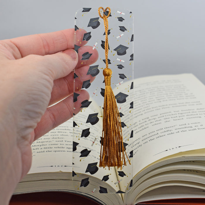 Graduation Caps Bookmark