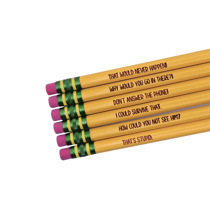 Horror Movie Pencil Set