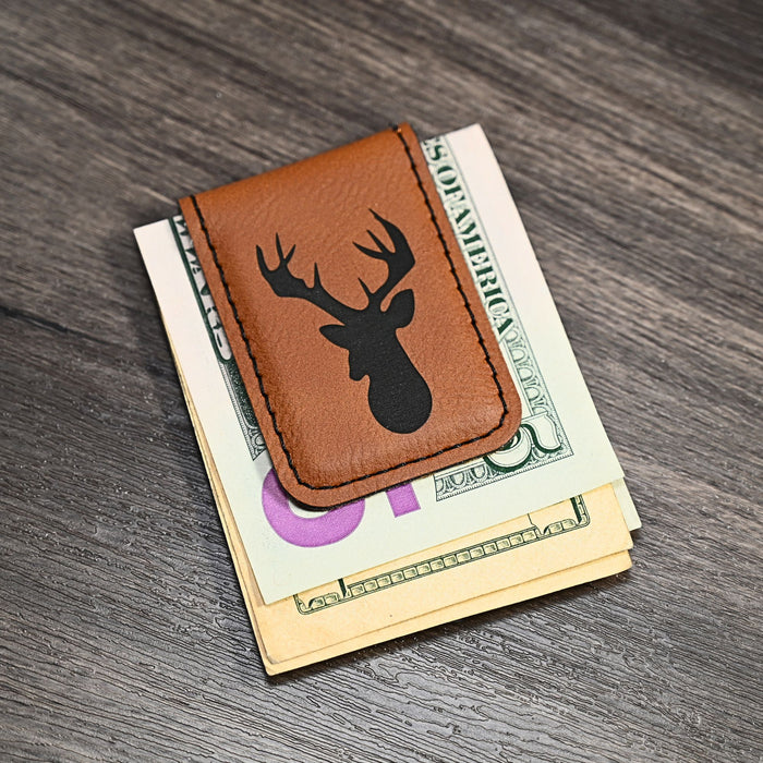 Hunting Buck Money Clip