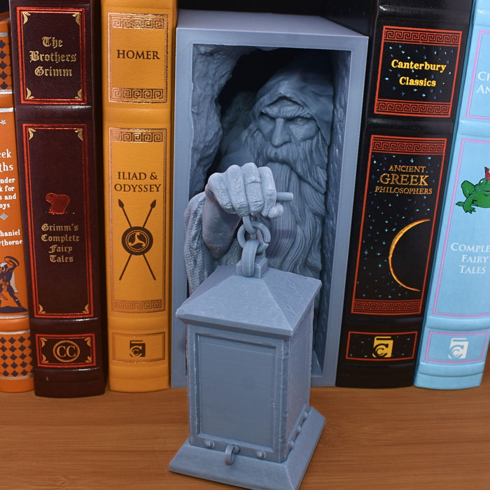 Lantern Wizard Book Nook