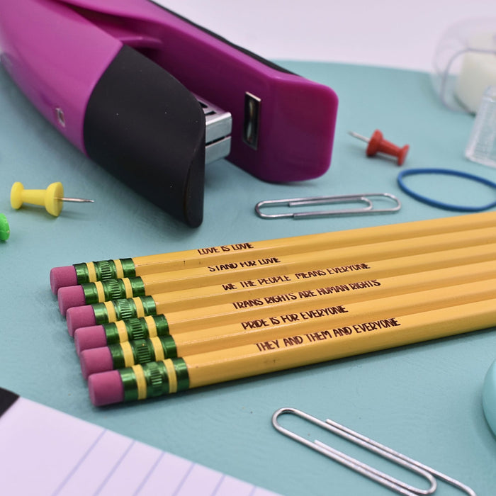 LGBTQ Ally Pencil Set