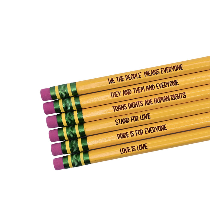 LGBTQ Ally Pencil Set