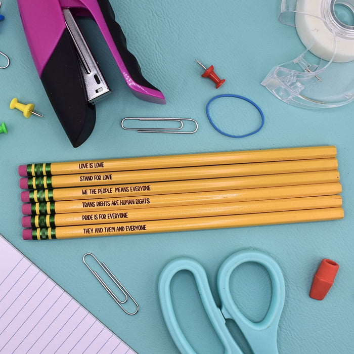 LGBTQ Ally Pencil Set