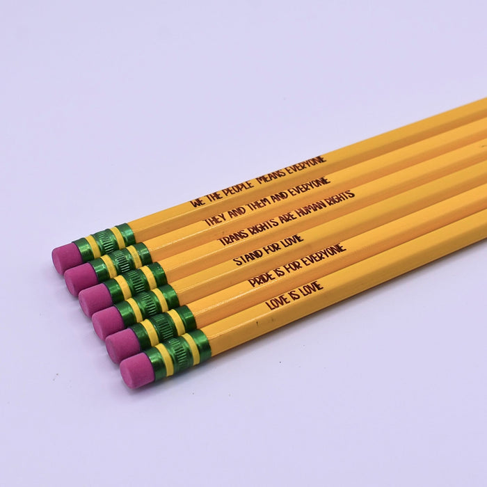 LGBTQ Ally Pencil Set