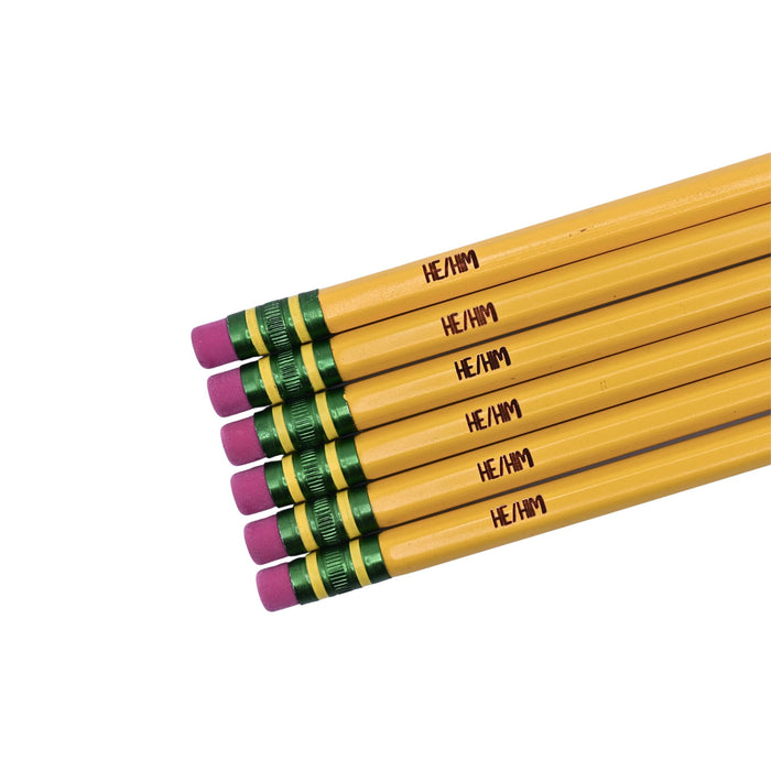 He/Him Pencils Set