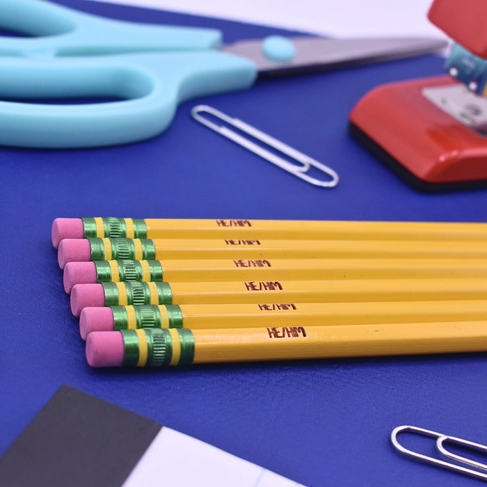 He/Him Pencils Set