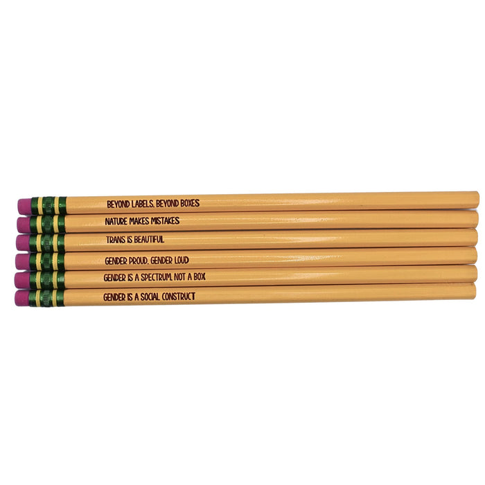 Trans Pride Pencils Set