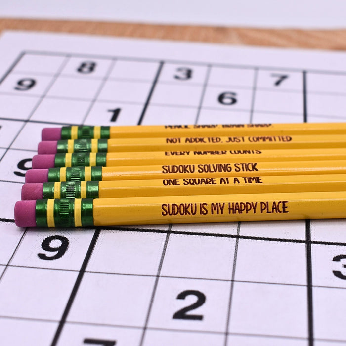 Sudoku Puzzle Pencils Set