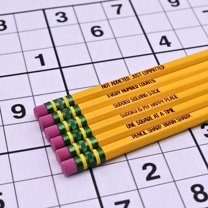 Sudoku Puzzle Pencils Set